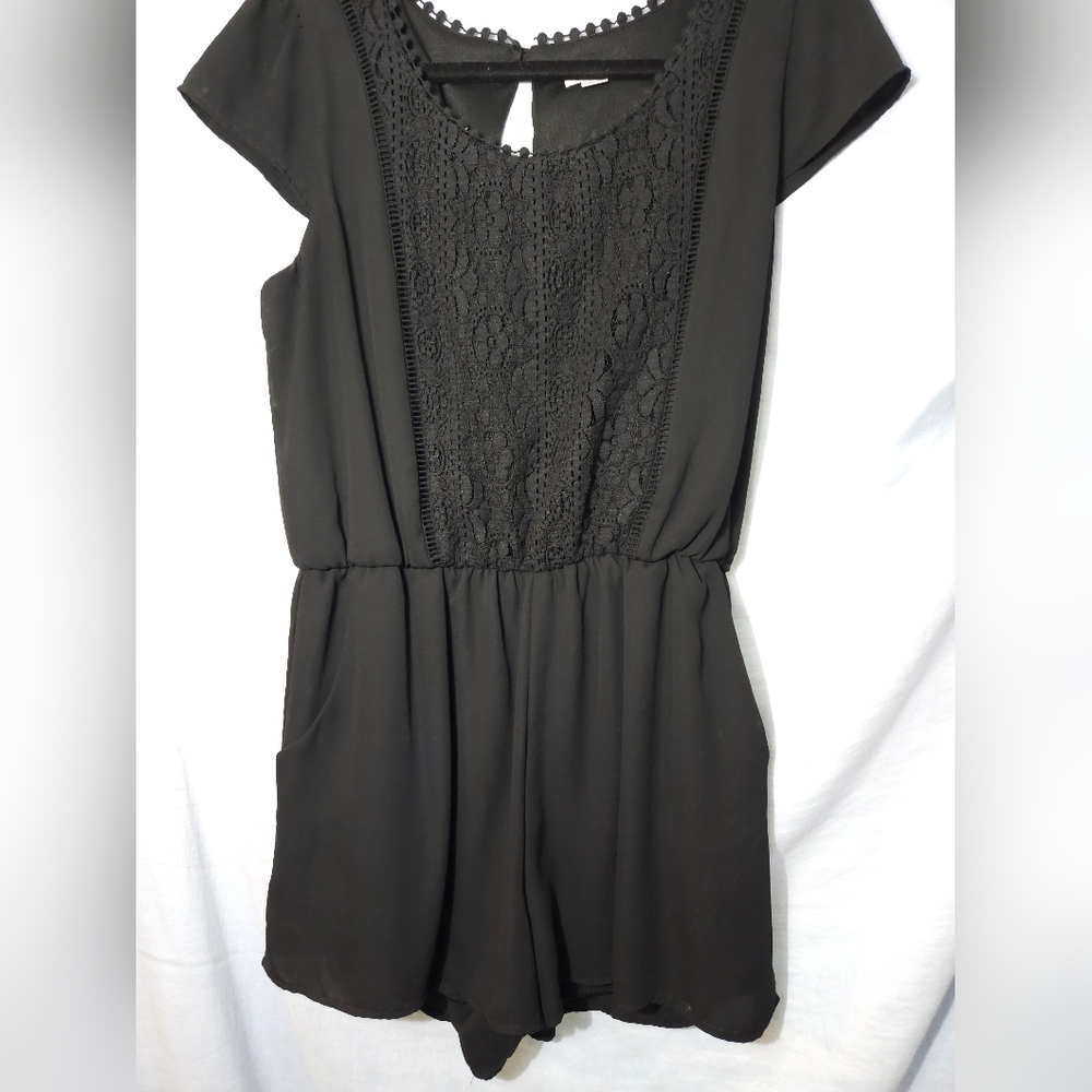 XHILARATION Lace design romper
